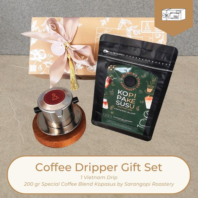 

Coffee Dripper Gift Set - Hampers Kado Souvenir Kopi - Sarangopi