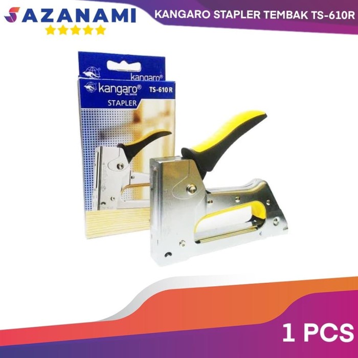 

Bestseller Kangaro Stapler Ts-610R Gun Tacker Stapler Tembak Staples Tembak