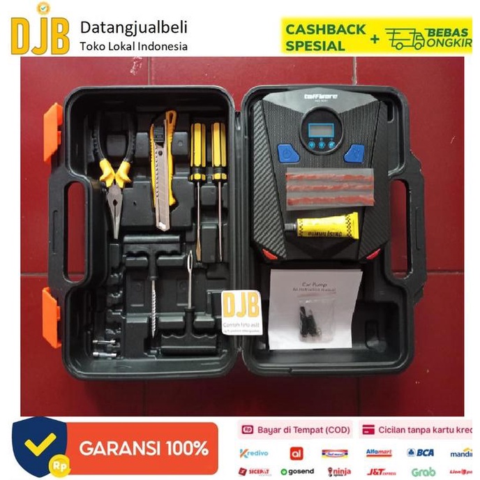 Taffware Inflator Pompa Angin Ban Mobil compressor tool kit AKS-5501