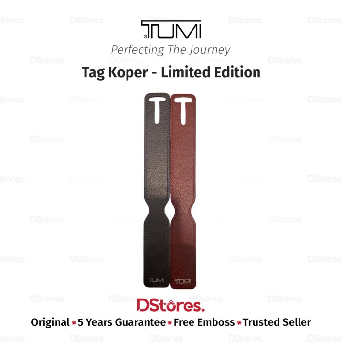 Tumi Luggage Tag/Tag Koper - Limited Edition New Colors Berkualitas