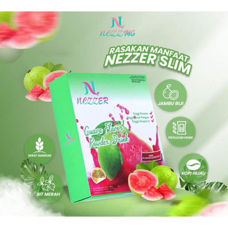 

NEZZER SLIM II Minuman Diet dari nezzMG II Ecer sachet II 100% Original