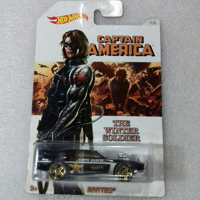 Hot Wheels Rivited. Acceleracers. Captain America. The Winter Soldier.