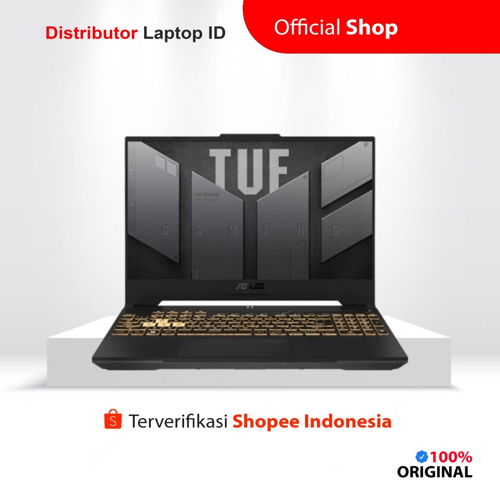 ASUS TUF DASH F15 / ASUS TUF FX506HC / CORE i5 - 11400H 15 Inch / RTX 3050 8GB 512GB / 16 INCH GARAN