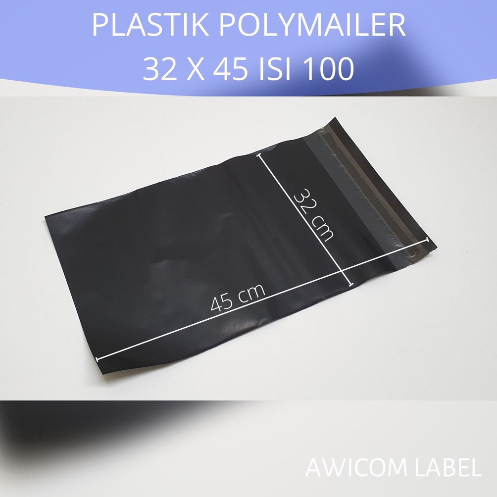 

Terbaru 32x45 POLYMAILER Plastik Packing ukuran 32 x 45 cm isi 100 IMW