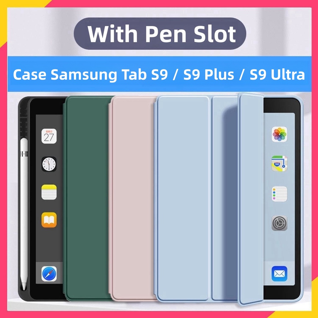 【Ready Stock In Jakarta】case samsung tab s9 case samsung tab s9 plus case samsung tab s9 ultra with 