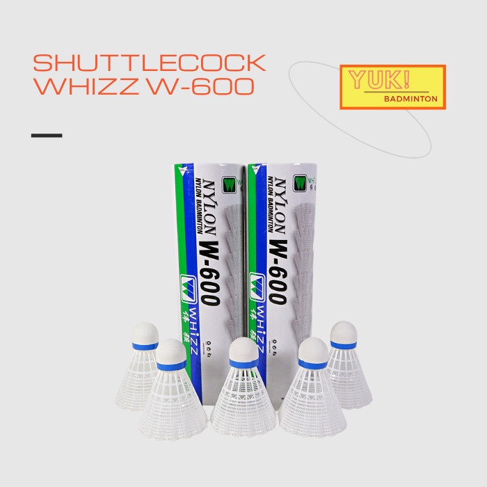 Shuttlecock Badminton Plastik / Kok Badminton Plastik Whizz W-600