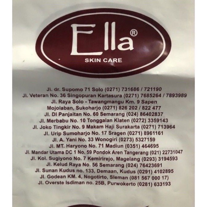 [◆/㊛P9P] ELLA SKINCARE KRIM MALAM JERAWAT PA01 PA02siaap.dikirim☎