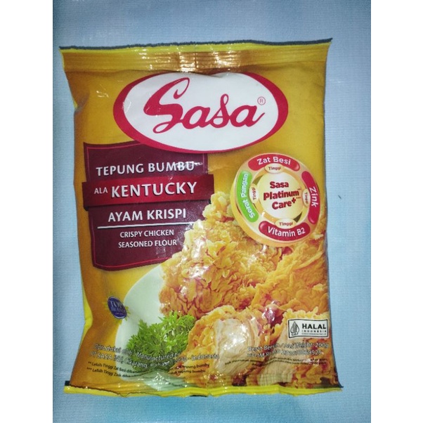 

Tepung Bumbu SASA Kentucky Krispi Original dan Spicy