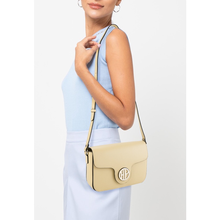 Tas Selempang Hush Puppies Original Wanita Slempang 1 kantong dalam dengan resleting Wisuda Branded 