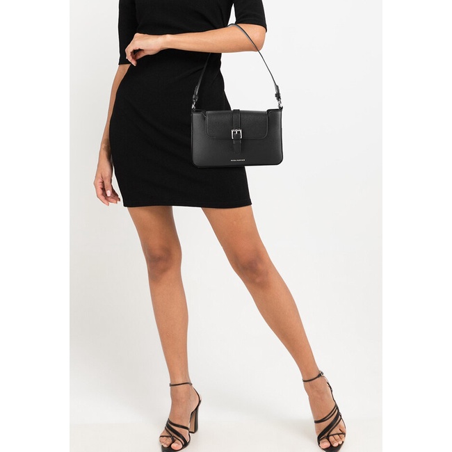 Tas Selempang Hush Puppies Original Wanita Crossbody Warna hitam Kondangan Ori Trend Malani Shoulder