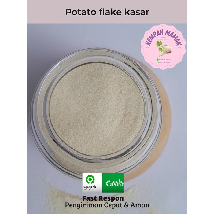 

Terlaris Potato Flake 1Kg / Tepung Kentang Kasar/ Mashed Potato Flake