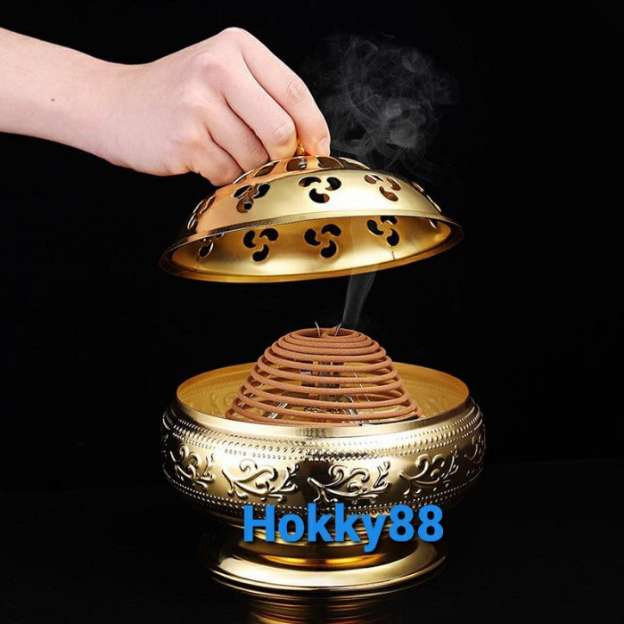 Bestseller Tempat Bakar Dupa Lingkar 24 Jam Tutup/Tempat Dupa Hio Lingkar 24Jam