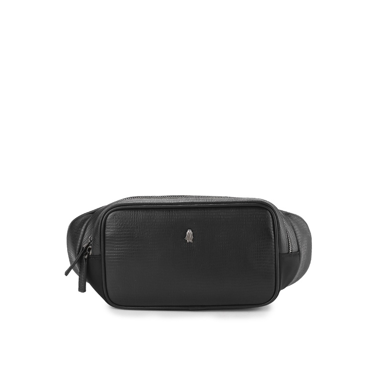 Tas Pinggang Hush Puppies Original Pria Waist Bag Kompartemen utama dengan resleting Wisuda Asli Sty