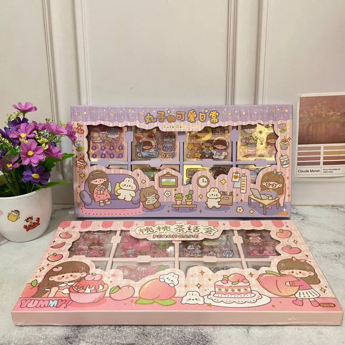 

Terlaris Stiker Box Senmu 200 Lembar Stiker Box Senmu Momo Waterproof Viral