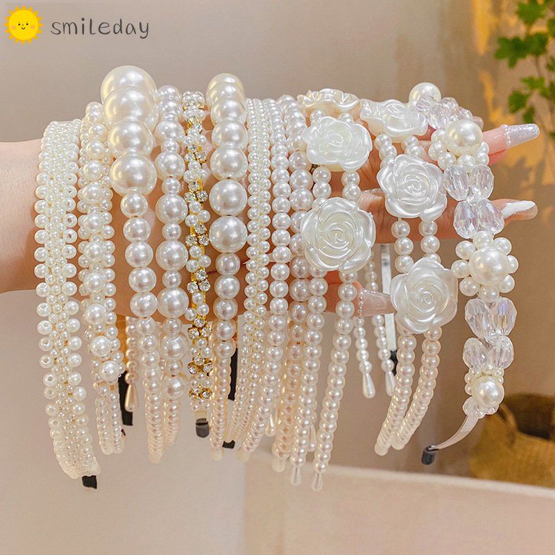Bando mutiara/Bandana Mutiara / Bando mutiara Pearl ala Korea viral