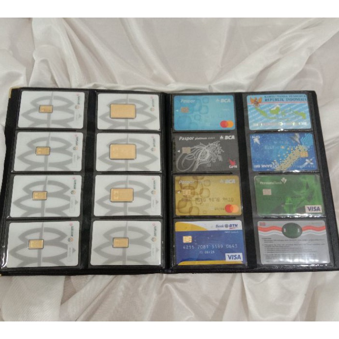 

[»-DKZ㊖> Book card holder 288/bussines card holder/map kartu/album logam mulia/album kartu nama isi 288 / kekinian☎!