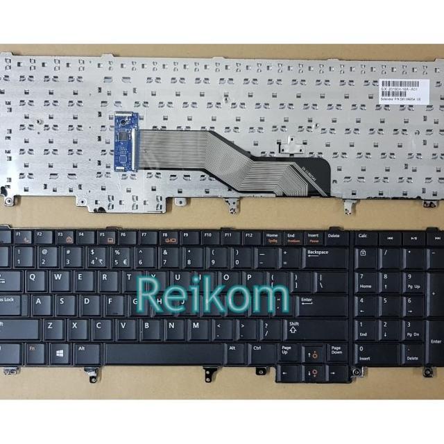 Keyboard Laptop Dell Latitude E5520 E5520M E5530 E6520 E6530 E6540