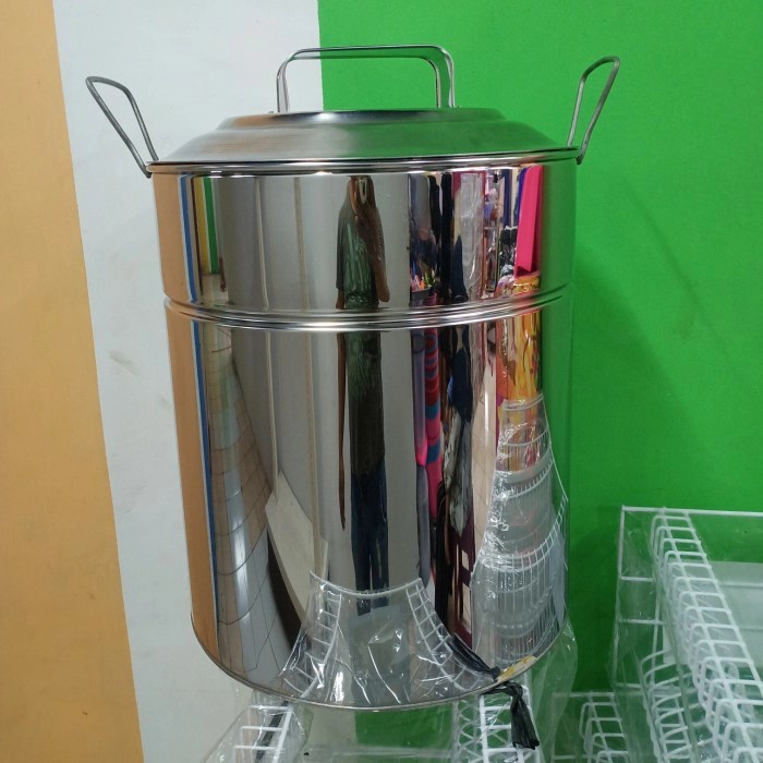Dandang Bakso Stenlis 35Cm / Tong Bakso Stenlis 35Cm