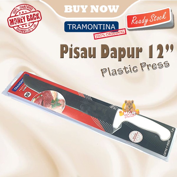 Made In Brazil Tramontina Chef Knife 12In Pisau Dapur Nsf 30Cm Press