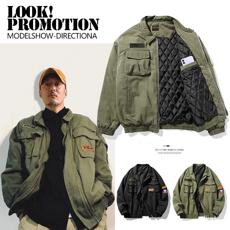 Ma1 bomber Jaket Pilot Penerbang Tempur pria/JAKET HIJAU ARMY BOMBER TACTIC00