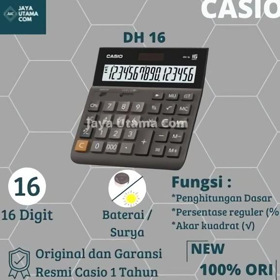 

TER-UPDATE KALKULATOR CASIO DH-16 #ORIGINAL