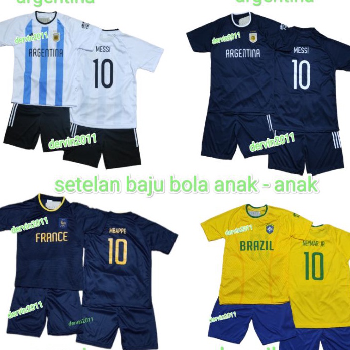 [❤-RIK♫) setelan baju bola anak-anak /jersey perserta p1ala dunia terbaru/baju bola belanda/ baju bo