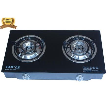 ;&;&;&;&] AIFA SINGAPORE Kompor Gas 2 TUNGKU 522G STAINLESS BATAM