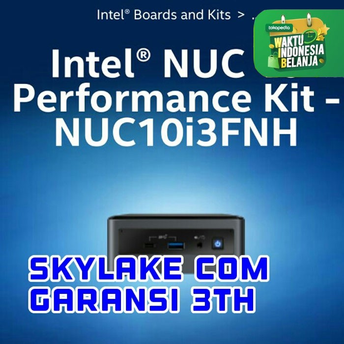 Terlaris Mini Pc Intel Nuc10I3Fnh / Nuc10 I3Fnh / Nuc 10I3Fnh Kit (Barebone)