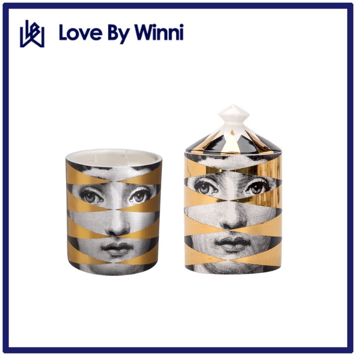 Ready stok Candle Fornasetti Gold Losanghe 300g