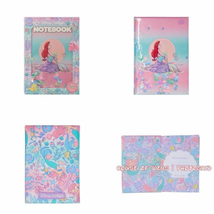 

TER-UPDATE SMIGGLE DISNEY PRINCESS ARIEL A5 NOTEBOOK ORIGINAL #ORIGINAL