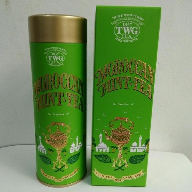 

TWG TEA Moroccan Mint Loose Leaf Tea Tin 100g Teh Tubruk Kaleng