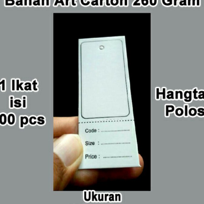 

(K-X✯☀11> HANG TAG / Hangtag Baju / Hang Tag Baju / Tag kosong murah / Tag isi refil gun / 200 PCS / HANTAG / Hang Tag Polos / HENGTEG POLOS / PRICE TAG / LABELHARGA / LEBEL KERTAS / LABEL BAJU./ amanah.