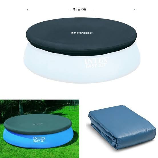 Intex 28026 | PENUTUP KOLAM RENANG Intex 28026 Easy Set Cover 3.96 meter