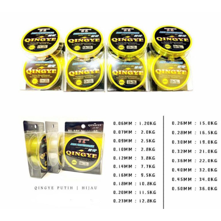 HARGA TERMURAH senar Qingye kuat ulet