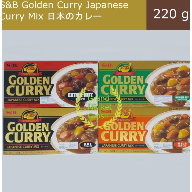 

✔ S&B Golden Curry 220 gr - Hot