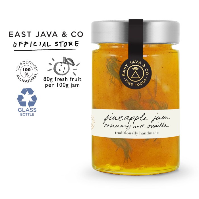 

East Java & Co Pineapple Jam Rosemary & Vanilla - 250g (Selai Nanas)