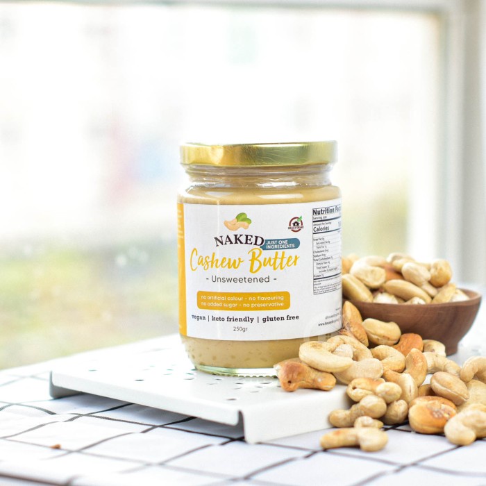 

Naked Cashew Butter Unsweetened 250 Gr