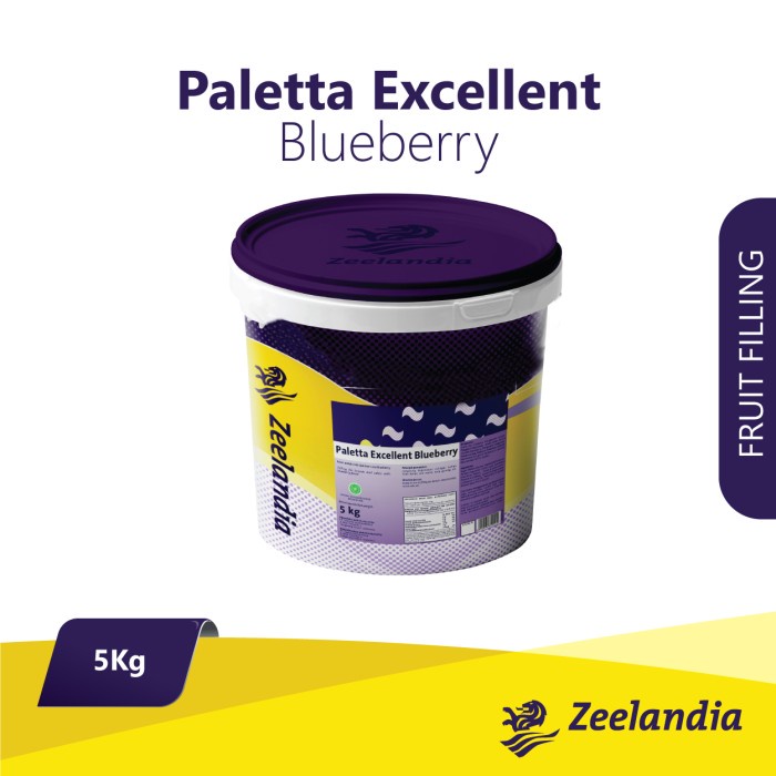 

Paletta Excellent Blueberry 5 Kg/ Zeelandia/ Selai buah/ Fruit filling