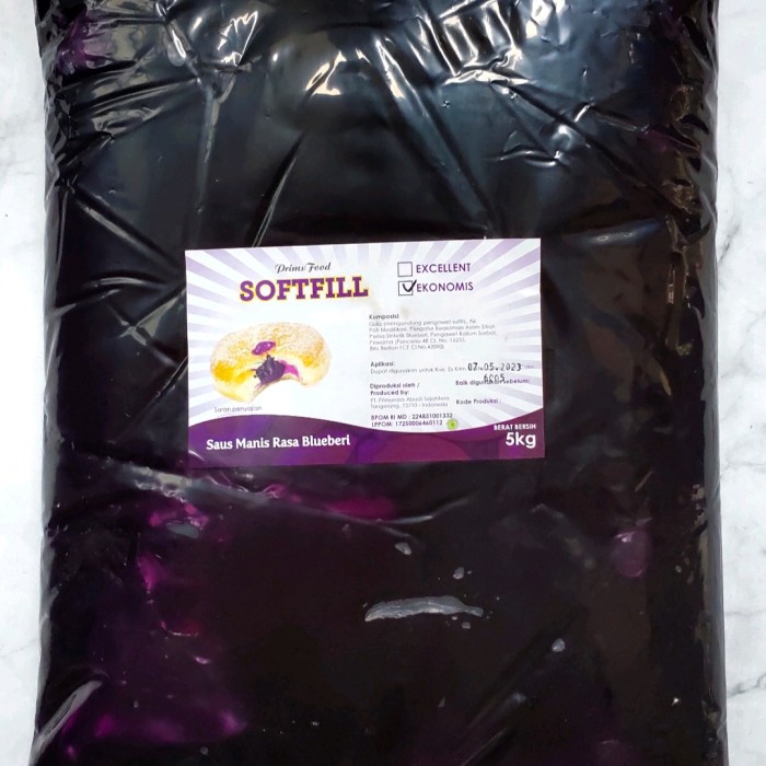

Selai Prims Food Blueberry 5Kg PRIMSFOOD BLUEBERRY Softfill 5Kg