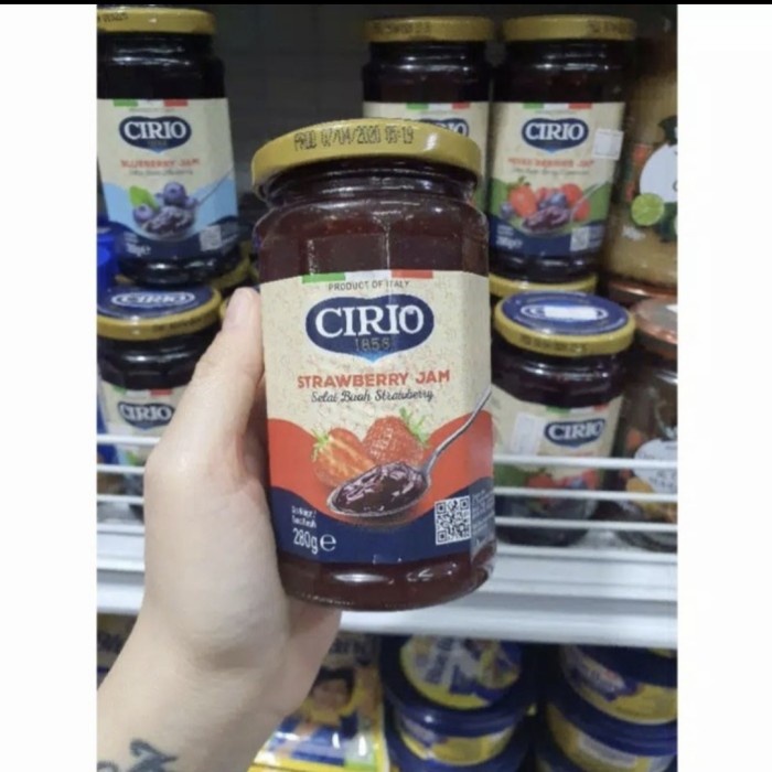 

cirio blueberry / strawberry / mixed berry jam / selai
