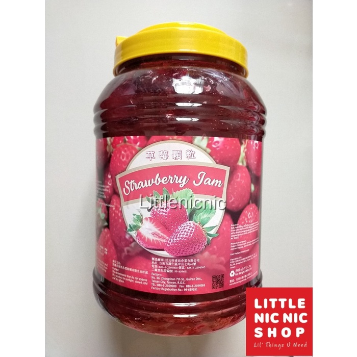 

Strawberry Jam selai stroberi import Taiwan
