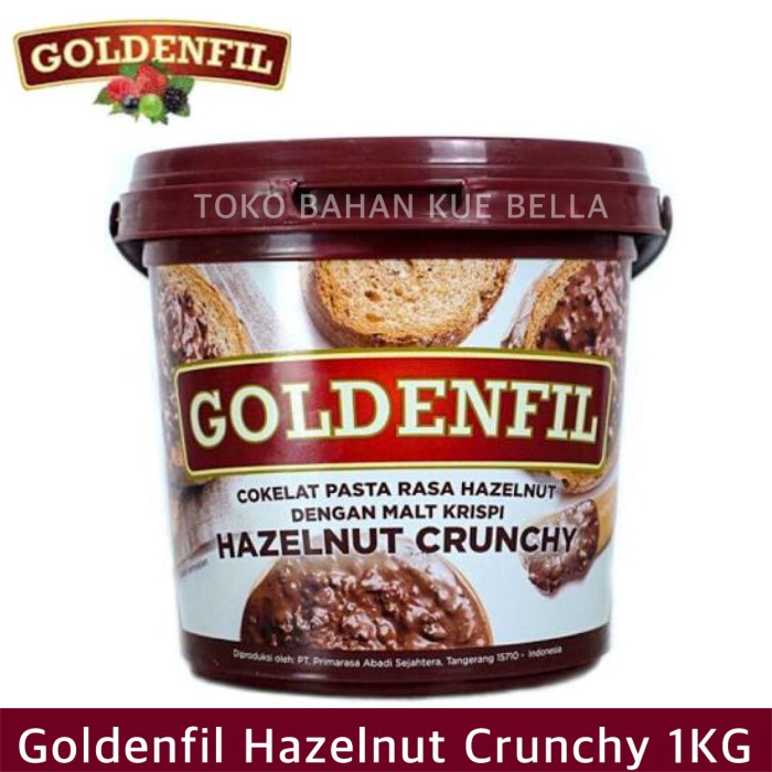 

Goldenfil HAZELNUT CRUNCHY 1KG / Selai Coklat Goldenfill