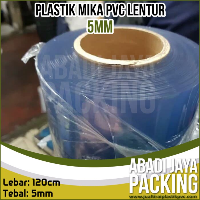 pvc plastik mika lentur 5mm (pvc curtain 5mm) ready
