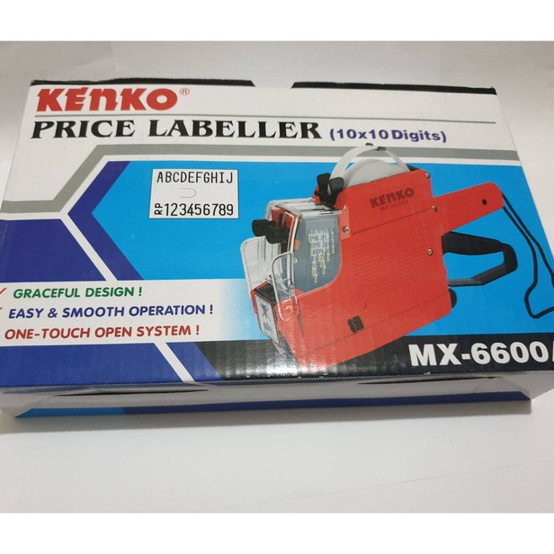 

Termurah.. Price Labeller 2 Baris Kenko ( Label Harga) MX-6600A