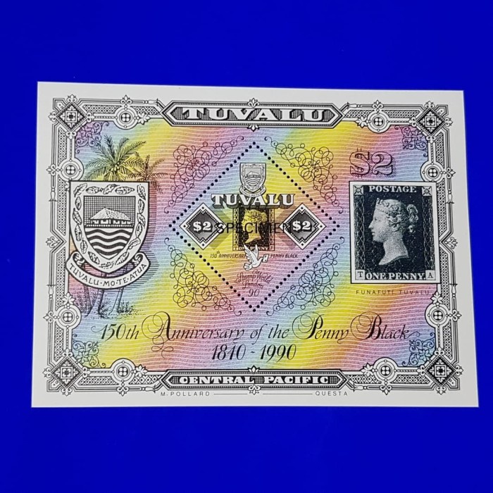 

Bestseller Prangko/Perangko 150Th Anniversary Of The Penny Black Ss C.T. Specimen