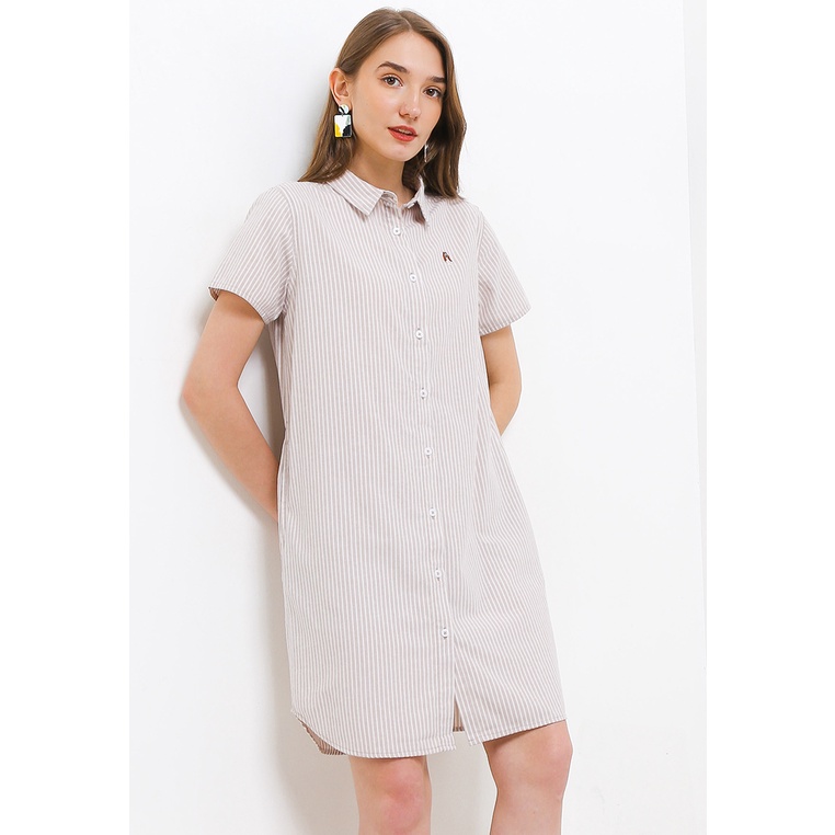 Dress Hush Puppies Original Wanita Daster Regular fit Travel Bermerk Feminin Dc Altagracia Stripe Ce