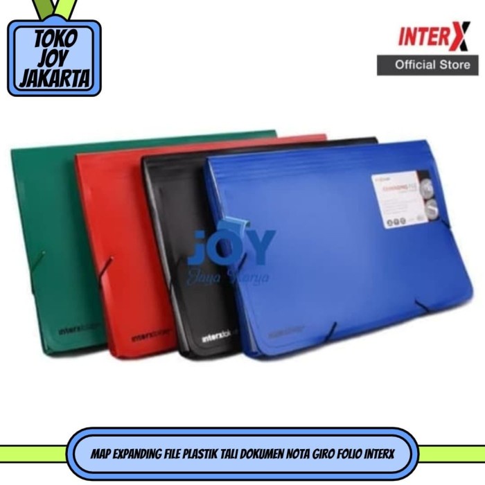 

Map Expanding File Plastik Tali Dokumen Nota Giro Folio Interx