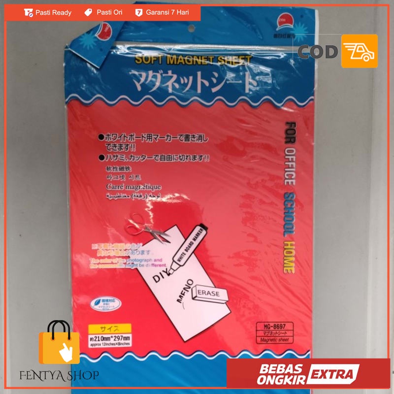 

soft magnet sheet bisa ditulisi bisa dipotong - hijau muda