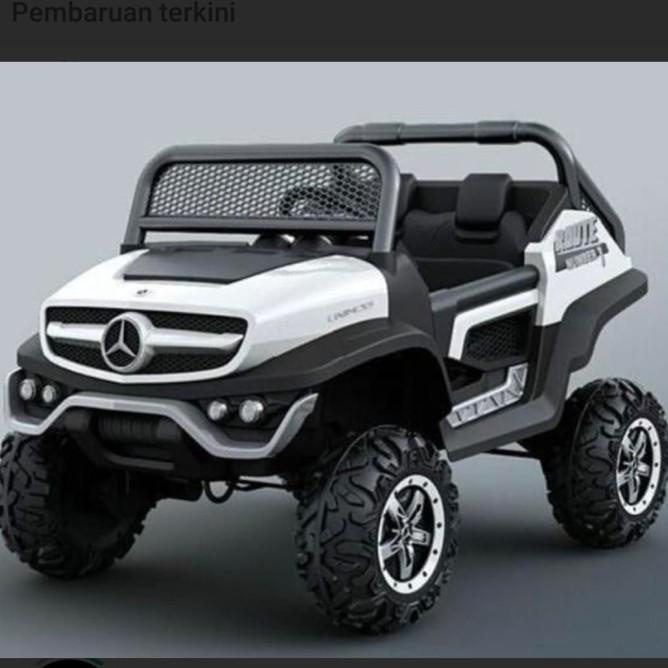Mobil Mainan Anak Aki Jeep 4Wd Unimog Golf Xxl Unikid Ban Karet