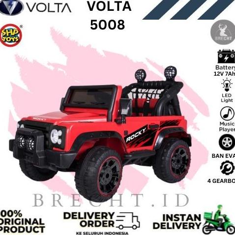 Mainan Mobil Aki Anak Jeep Rocky Voltra 5008